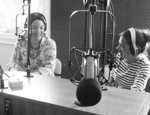 Jet FM en action avec la journaliste Magali Grollier.