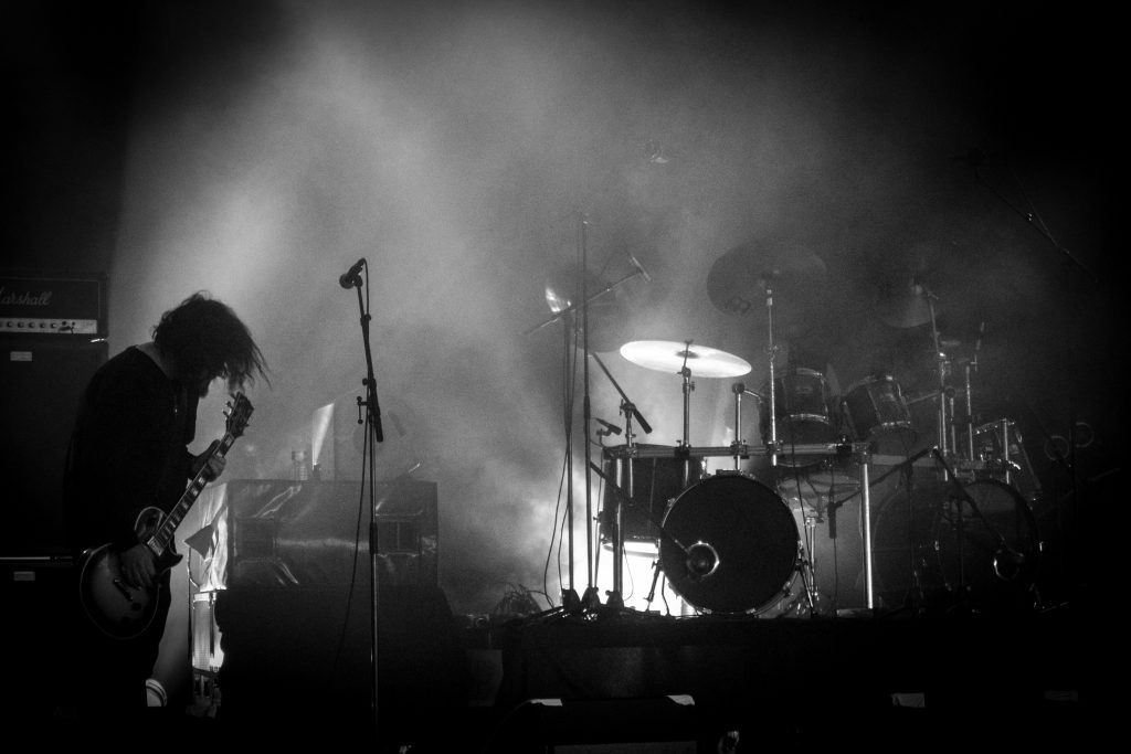 Le groupe de Liverpool Conan au Motocultor.