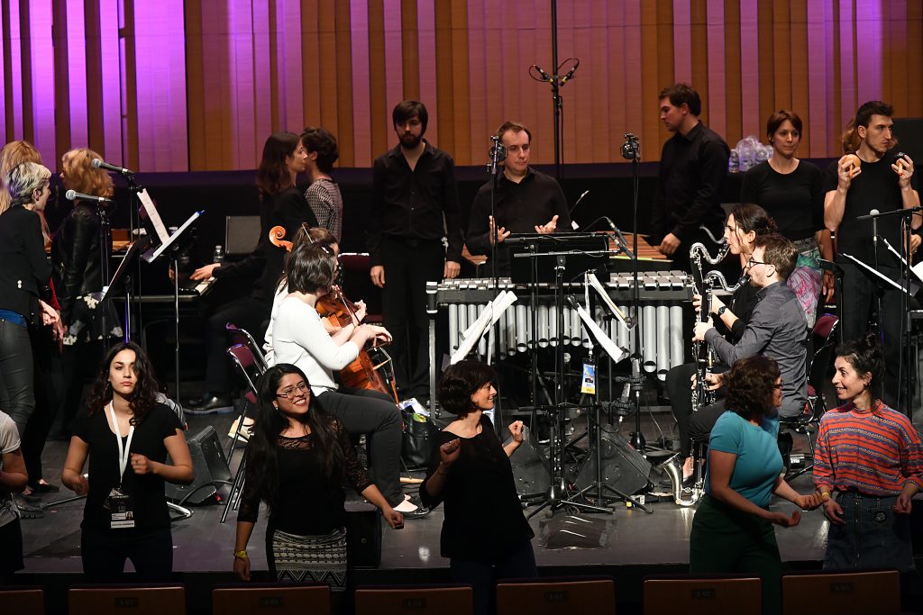 la folle journée 2017 du 1 er au 5 Février à la cité des congrès de Nantes. Photo : Marc Roger Ensemble Links Compagnie Sylvain Groud.