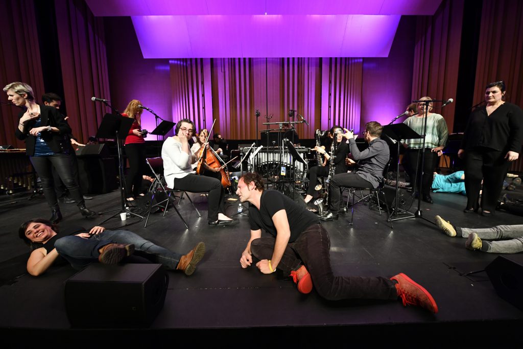 la folle journée 2017 du 1 er au 5 Février à la cité des congrès de Nantes. Photo : Marc Roger Ensemble Links Compagnie Sylvain Groud.