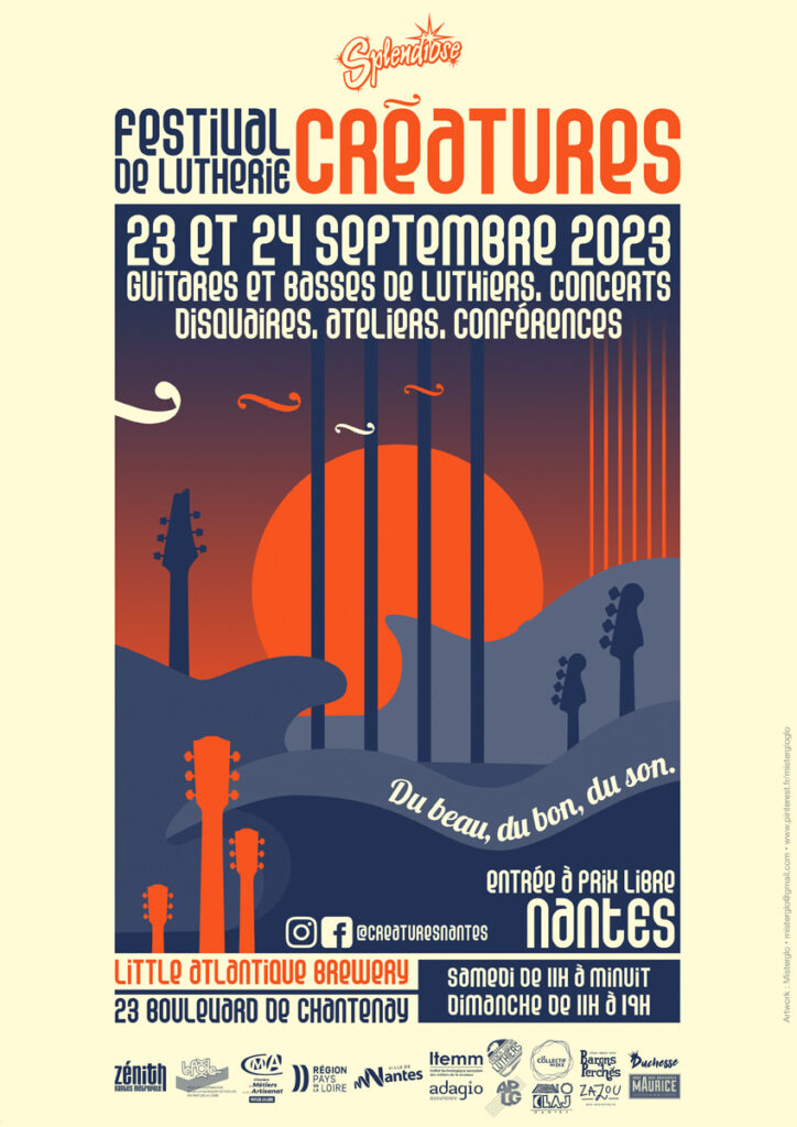 CRéaTuReS - affiche 1er festival de lutherie à Nantes