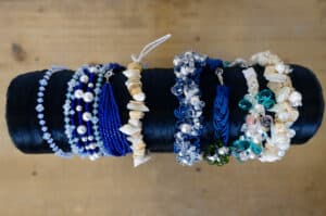 Bracelets, créations de Sophie Baudry