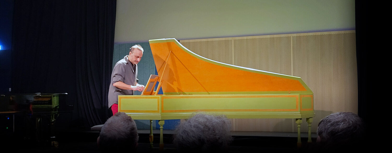 Bertrand Cuiller au clavecin à la Folle Journée de Nantes