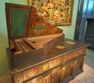 clavecin londonien construit en 1579 par Lodewijk Theeuwes