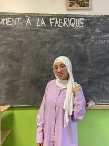 Islam, 19 ans, participante perfermance éloquence Place aux Jeunes