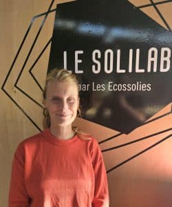 Alice Pouiller, co-fondatrice de Coop-médias, au Solilab.