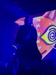 En tête d'affiche, la chanteuse argentine Catnapp a clôturé la soirée avec du hip-hop et R&B électroniques.