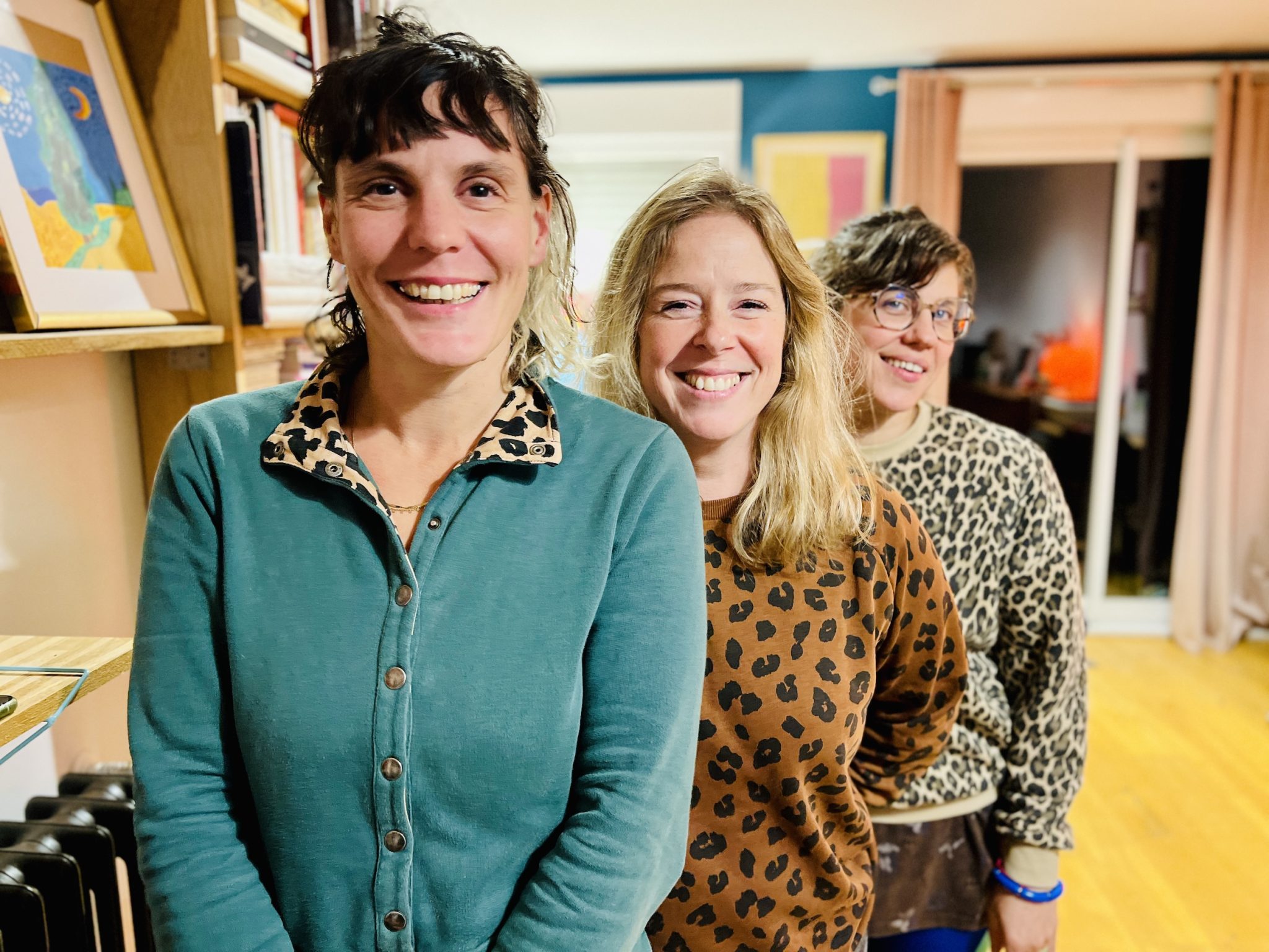 Wendy Vitse, Laureline Lejeune et Anaïs Harté du collectif L'Envers Libre porteuse du spectacle Unfuckables