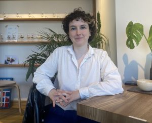 Émilie tient le blog Nantes Végétal depuis 2019. photo : Florence Calvez, 24/04/2026